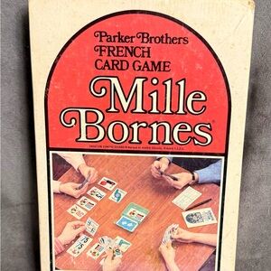 Parker Brothers Mille Bornes Card Game - Red